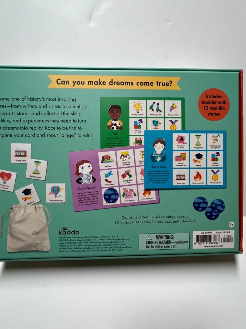 Little People BIG DREAMS Dream Big BINGO Educational Kids Board Game NEW Sealed